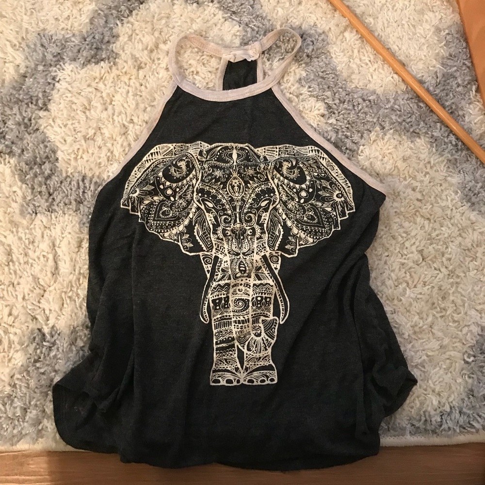 Choker elephant tank top
